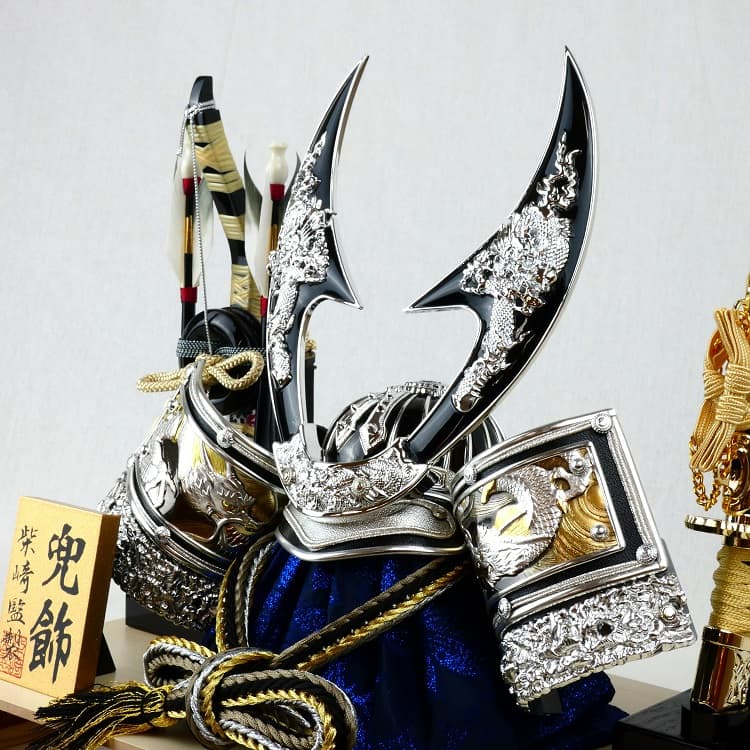 兜ケース飾り「藍伝統文様」