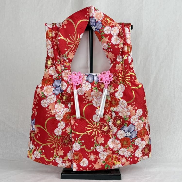 「桜華雛」親王ケース飾り【被布着プレゼント】