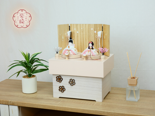 プレミアムコンパクト 木目込親王飾り34205