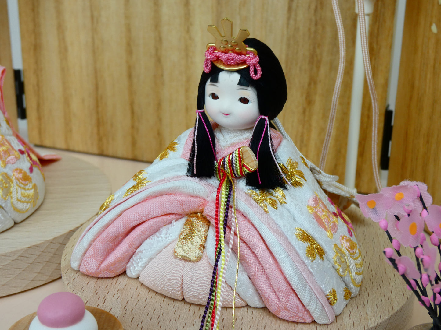 プレミアムコンパクト 木目込親王飾り34205