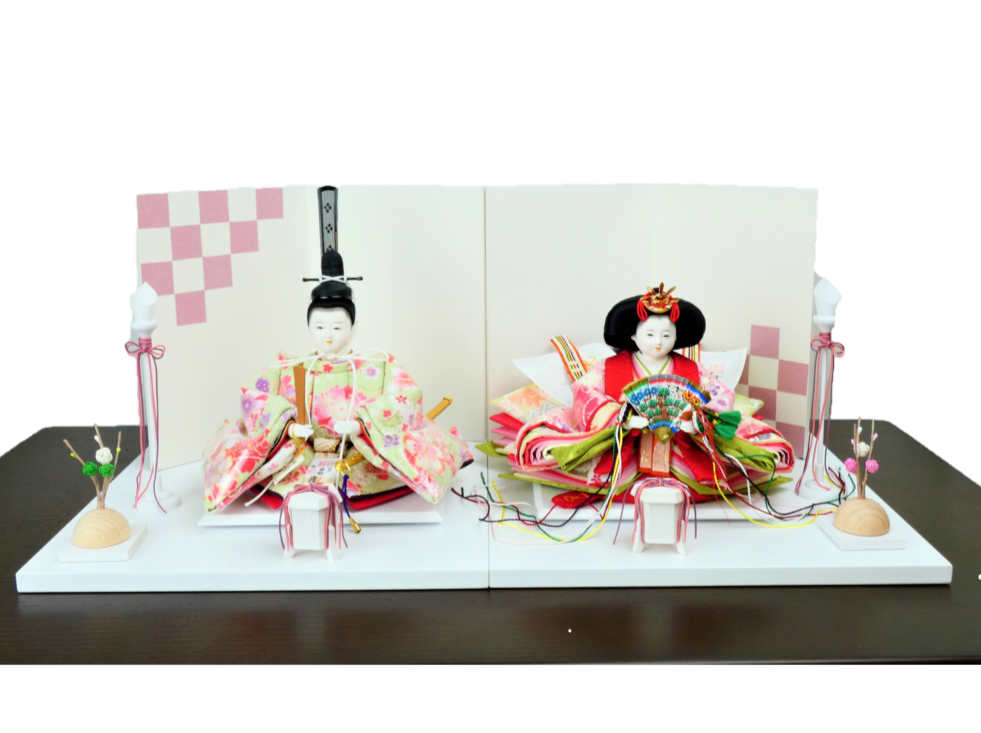 松寿作 おぼこ雛親王飾り 32096