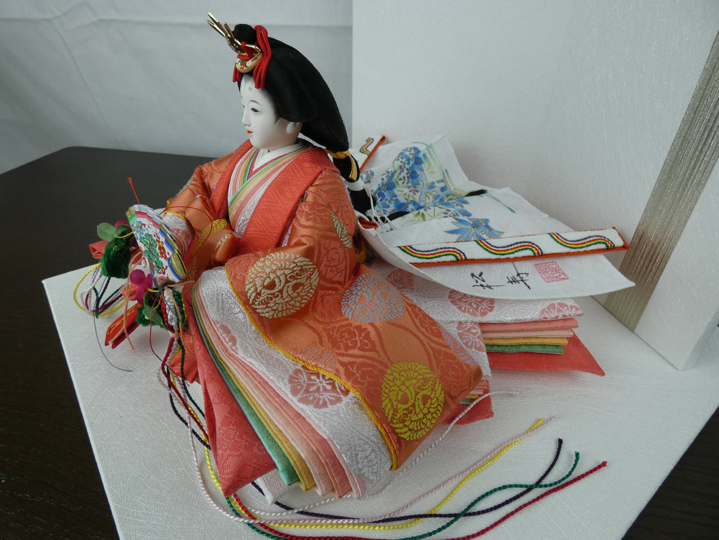 小出松寿作 正絹衣裳 御雛親王飾り 3041