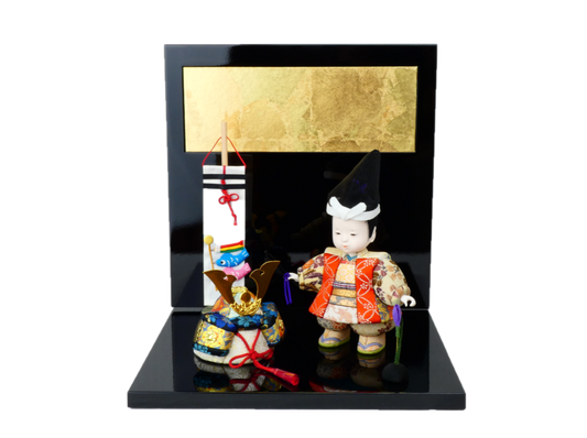 伝統工芸 桐塑胡粉仕上げ 大将飾り 54033