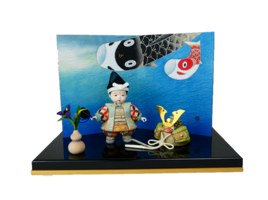 伝統工芸 桐塑胡粉仕上げ 大将飾り 54032