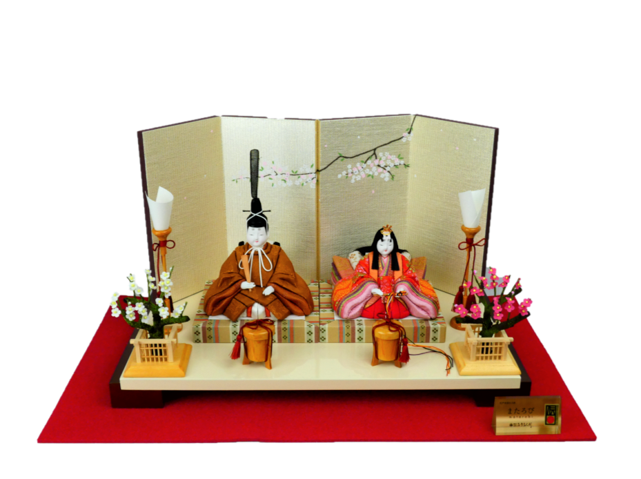 木目込み親王飾り「またろび~光~」限定品