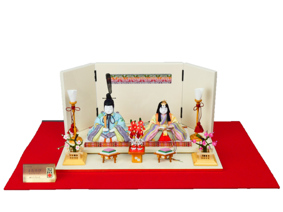 木目込み親王飾り「またろび~唯~」限定品