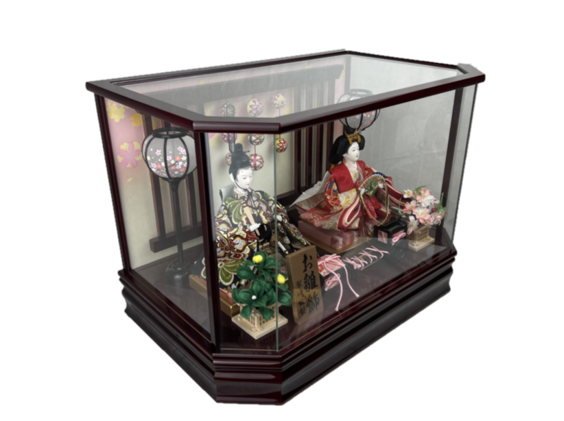 御雛親王ケース飾り 手作りまり飾り701【限定特別価格】