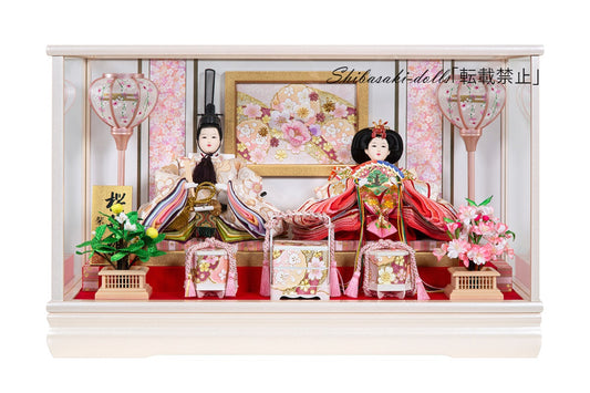 「桜華雛」親王ケース飾り