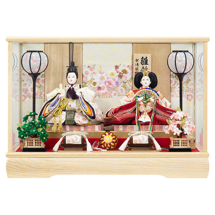 「夢桜」親王ケース飾り 被布着特典付き