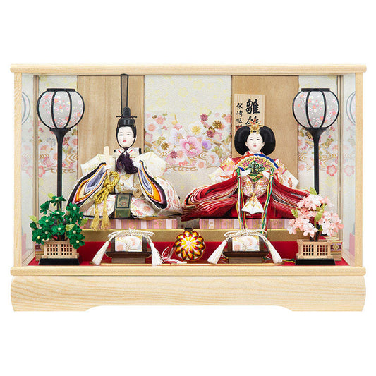 「夢桜」親王ケース飾り 被布着特典付き