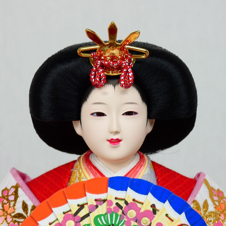 桜華雛」親王ケース飾り【被布着プレゼント】 – 人形の柴崎オンライン