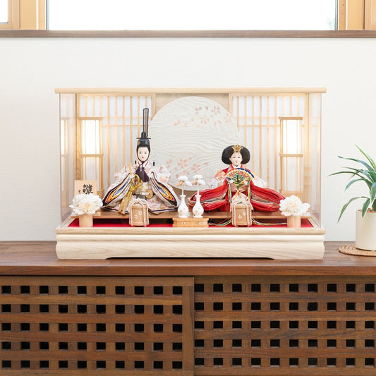 「和のあかり」親王ケース飾り